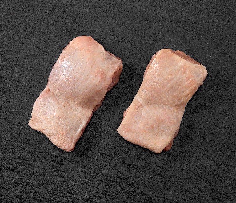 Chicken thigh meat with skin